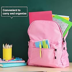 EOOUT 28pcs Plastic Pocket Folder, Heavy Duty