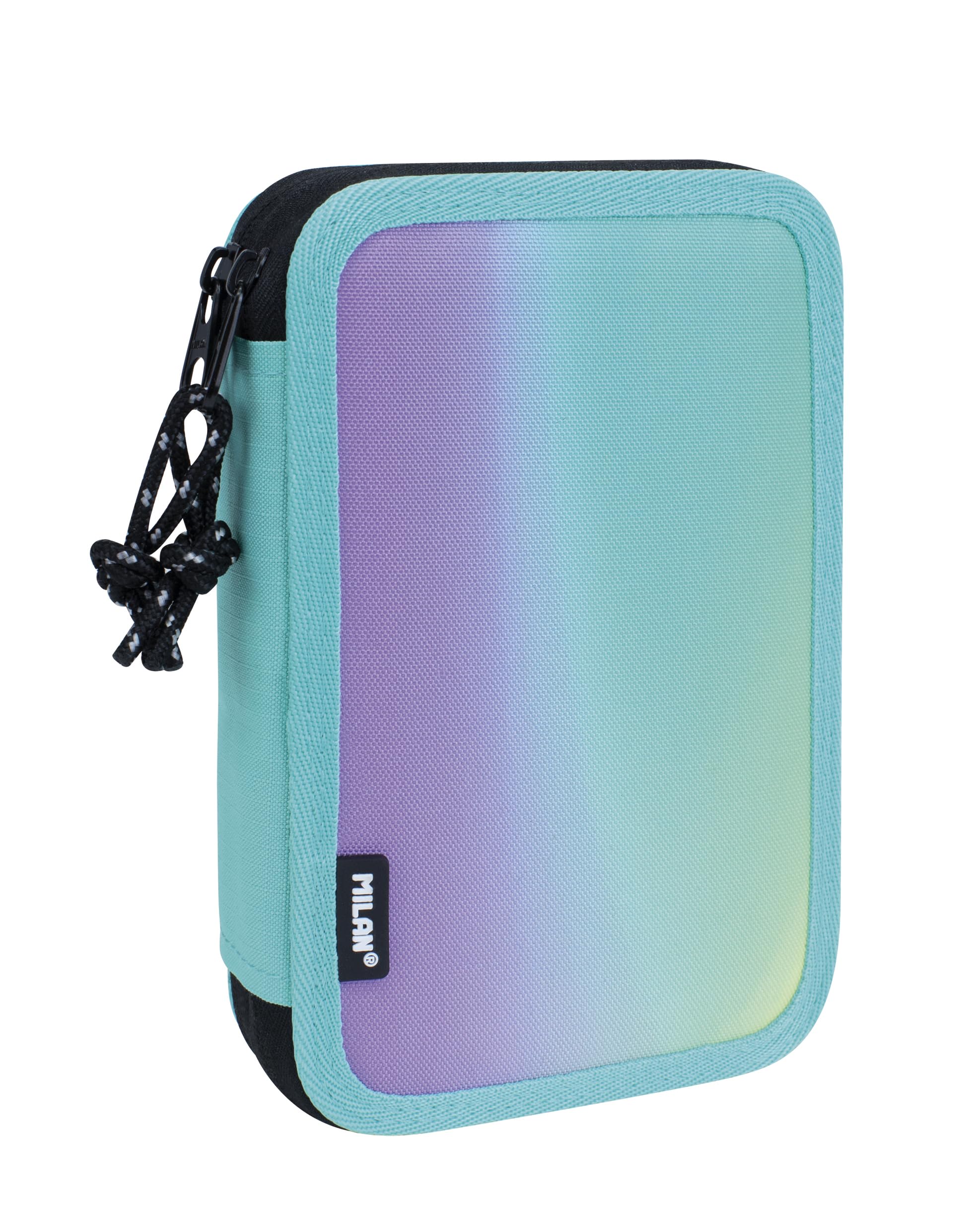 Milan® 2-Tier Pencil Case with Sunset Contents, Green