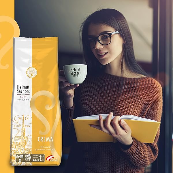 HELMUT SACHERS WHOLE BEAN COFFEE, 500G (500G, CREMA)