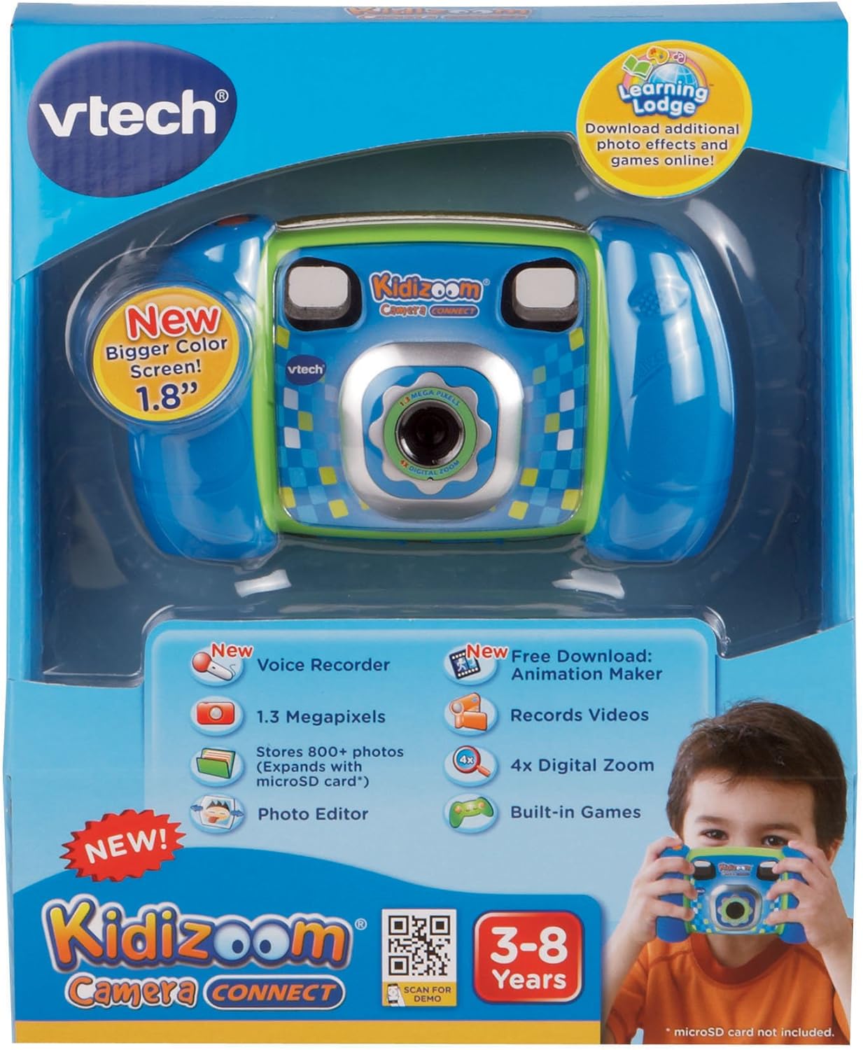 vtech kidizoom camera connect blue