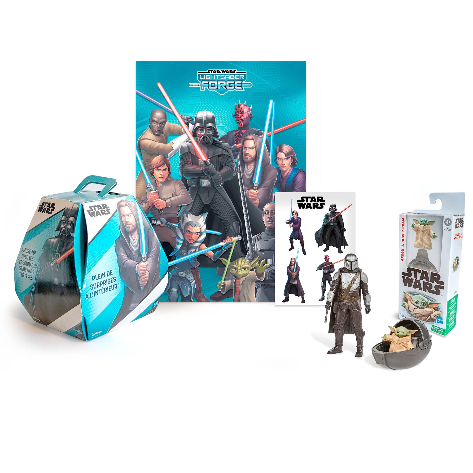 Hasbro Star Wars Surprise Box with Figures, Stickers and Posters, Ages 4+