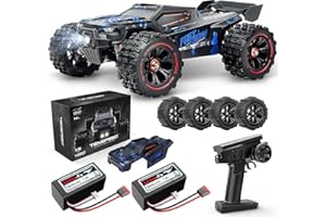 TENSSENX 1:14 Scale RC Cars for Adults, 60 KPH High Speed RC Truggy, 4X4 Off-Road Remote Control Truck, Waterproof Electric Car with 2S Battery, All Terrain RC Vehicle for Snow, Sand, Beach & Rocky Surfaces