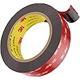 Double Sided Tape, Heavy Duty VHB Mounting Tape, 23Ft x 0.6In Two Sided Foam Tape, 2 Sided Strong Adhesive Foam Tape, Waterpr