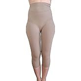 Bioflect® Capri Compression Leggings with Bioactive Fibers and Raised Massaging Knit for Support and Comfort