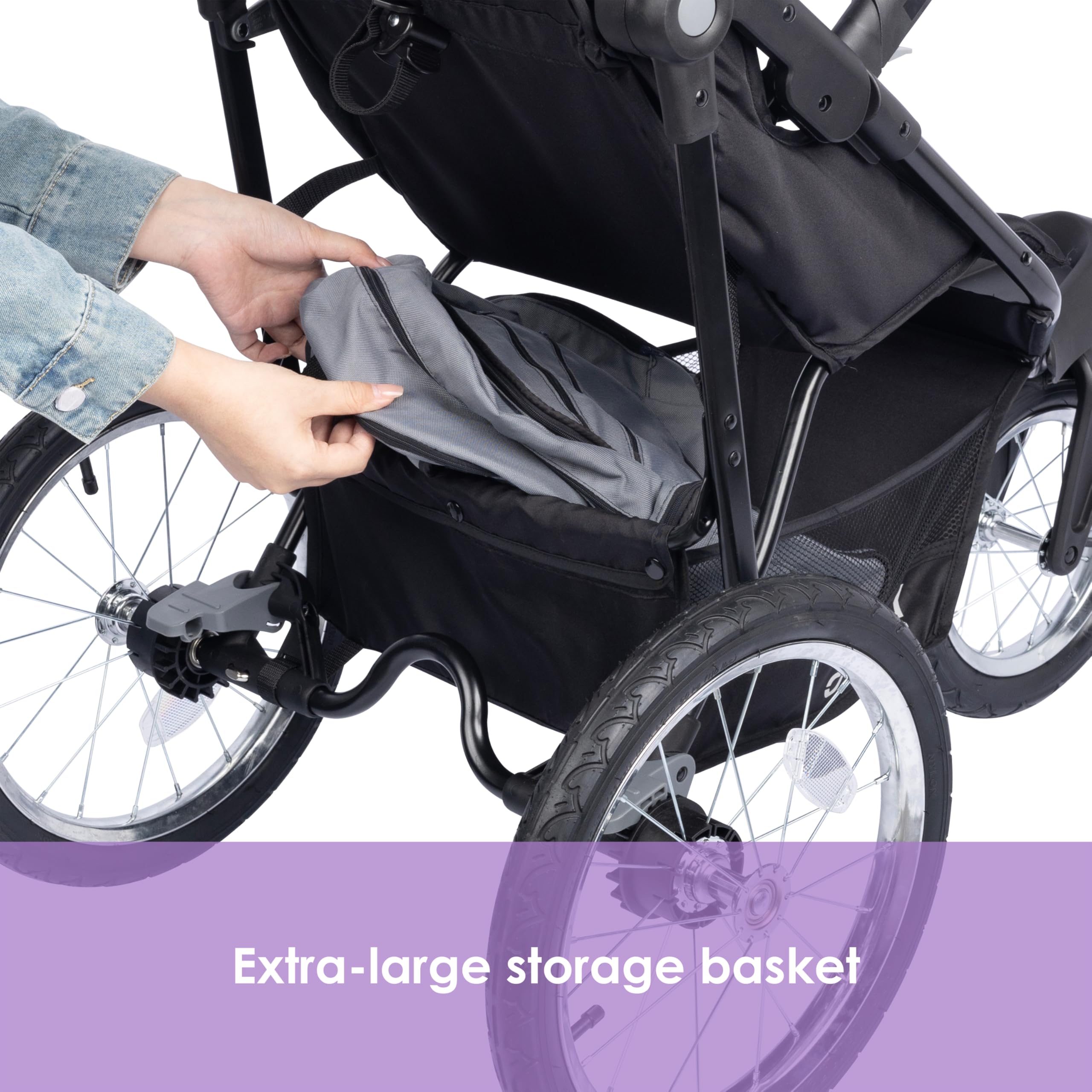 Baby Trend Journey Jogger Travel System, Stellar Black