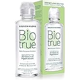 Biotrue Multi-Purpose Contact Lens Solution, 4 Fl Oz, 1 pack | Cleans, disinfects, removes protein build-up, hydrates and stores soft contacts