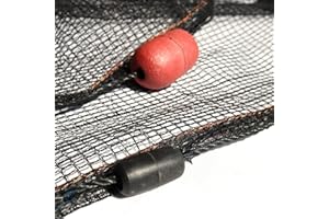 BasicGear Professional Seine Net | Ultra Strong | Maximizes Catch | Ideal for Both Commercial and Recreational Fishing | Multiple