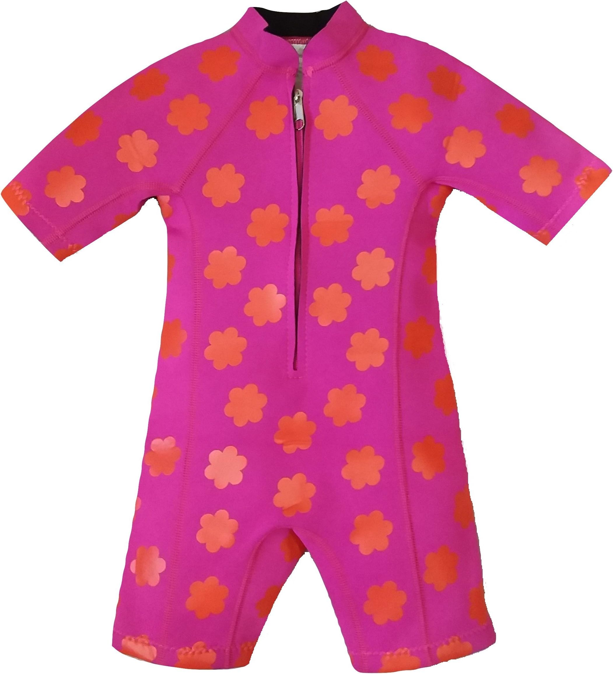 Baby and Toddler Girl Neoprene Swim Suit Wetsuit Fucshia Pink