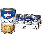 Swanson Canned Chicken and Dumplings With White and Dark Chicken Meat, 10.5 OZ Can (Case of 12)