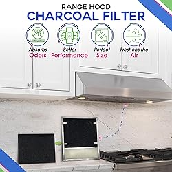 Range Hood Charcoal Filter 7.75” x 10.5” - Fits