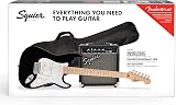 Squier by Fender Sonic Stratocaster Pack Maple Fingerboard Black with Amp view 2