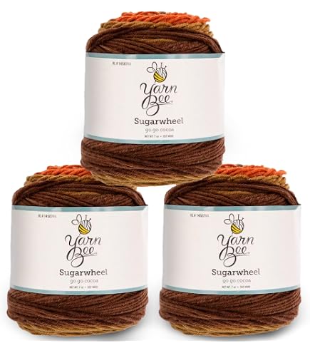 Amazon.com: Yarn Bee Medium Yarn for Crocheting & Knitting – Soft