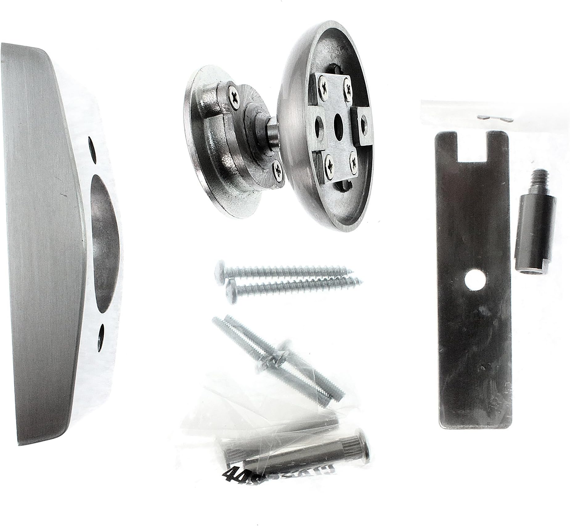 ABH Hardware 2100-US28 Recessed Wall Mount Electro-Magnetic Door Holder/Release