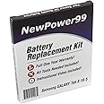 NP99sp Battery Kit with Tools, Video and Battery for Samsung Galaxy Tab S 10.5 SM-T800, SM-T801, SM-T805, SM-T807 by NewPower99