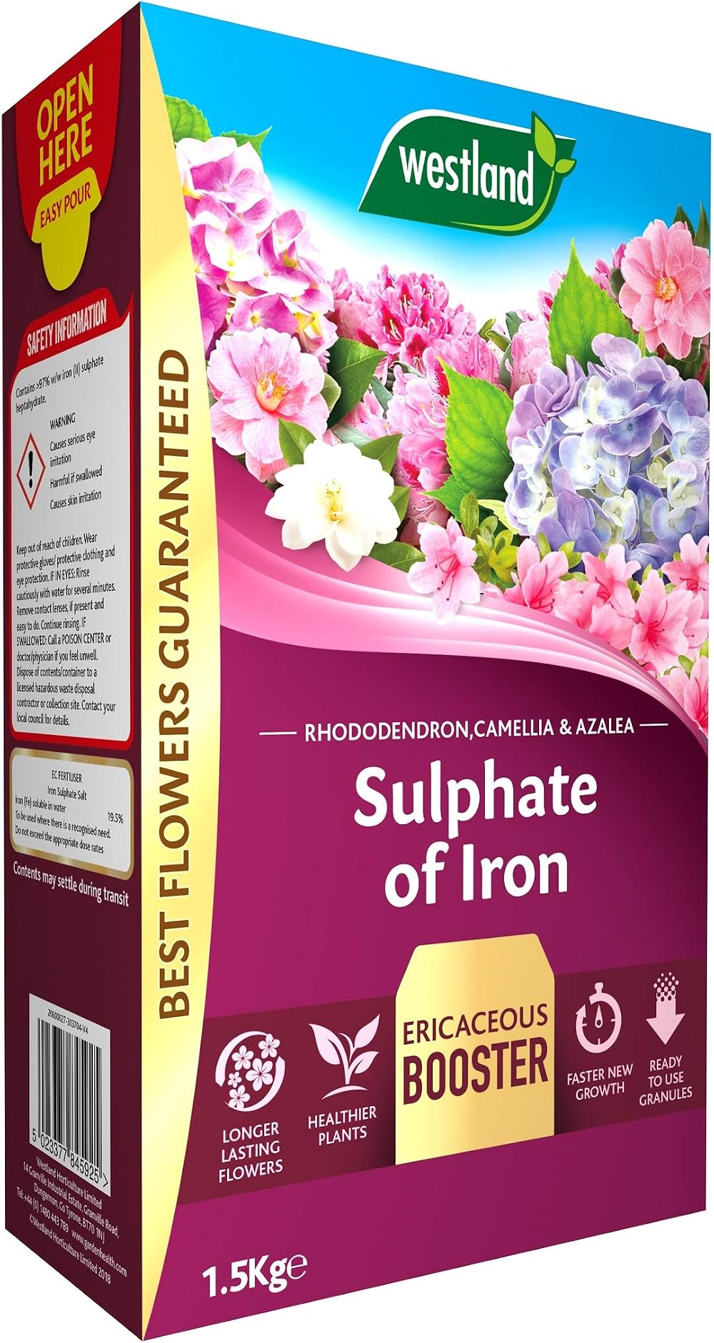 Westland Sulphate of Iron Plant Food for Ericaceous Plants 1.5 kg