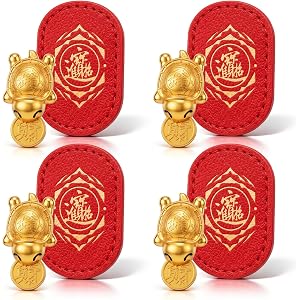 4Pcs Lucky Turtle Wallet Charm Gold Coin Purse Bag Feng Shui Gift,Coin biting pose,Gold turtle charm,Detailed shell texture,G