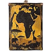 Aonimonis African Safari Animals Throw Blanket Gifts for Women Adults Girls, Soft Fuzzy Warm Cozy Flannel Blankets for Bedroom, Travel, Couch, Home Decor 50x60 in