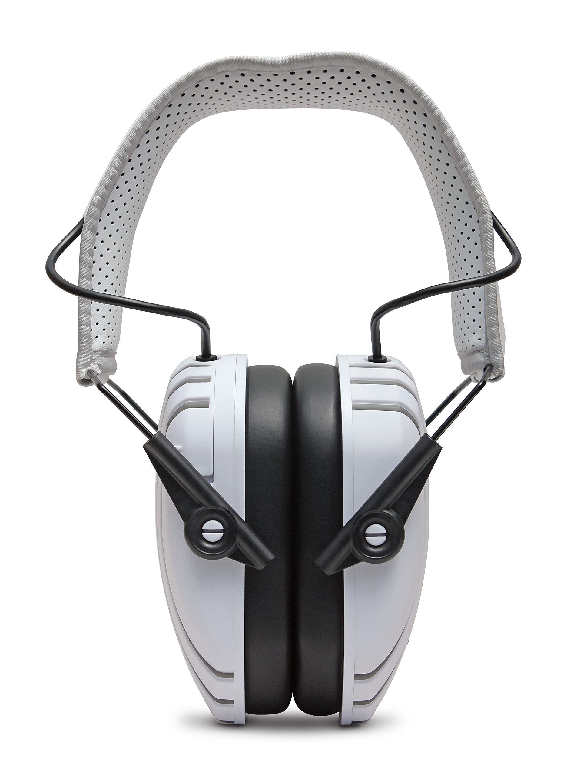 Lucid Audio AMPED Sound Amplifying Hearing Headphones White/Gray On