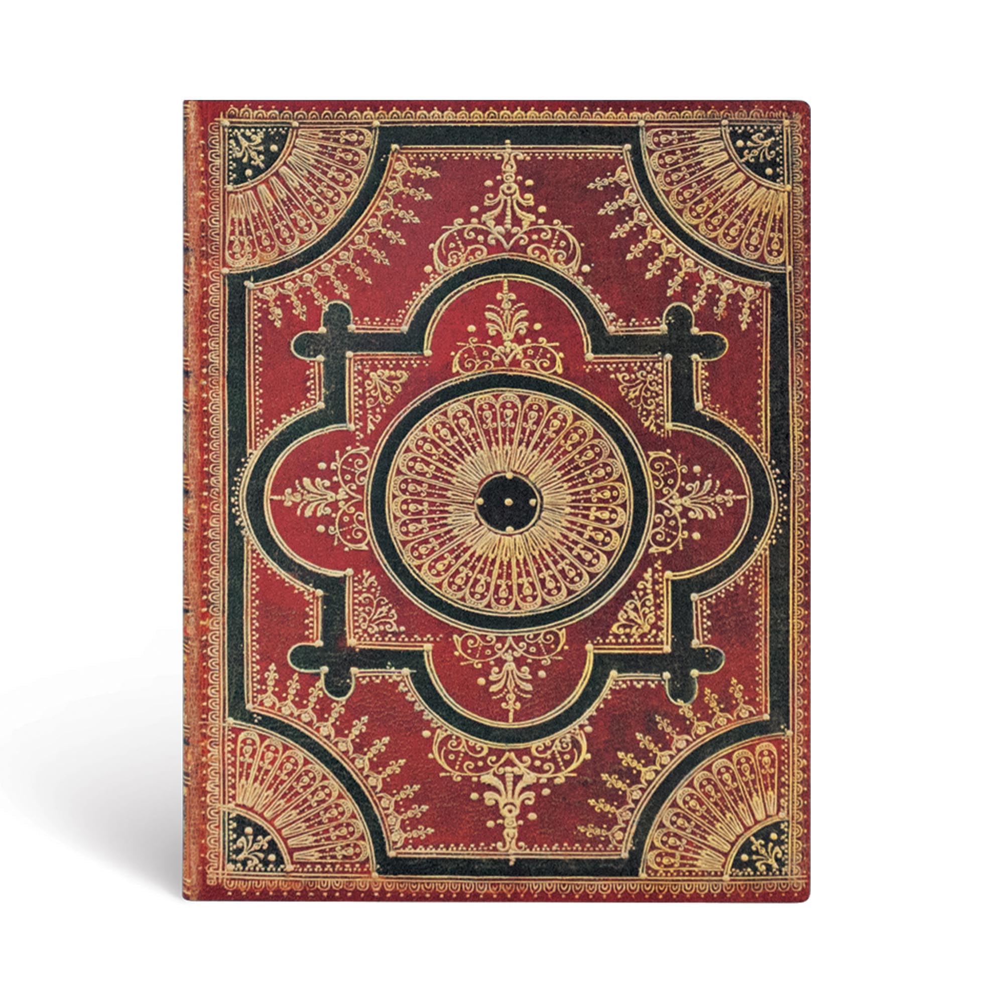 Paperblanks Softcover Flexis Ventaglio Rosso Kraft | Lined | Ultra (180 × 230 mm)