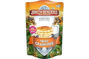 Paleo Pancake & Waffle Mix by Birch Benders, Kosher, Gluten-free, 12 oz Bag