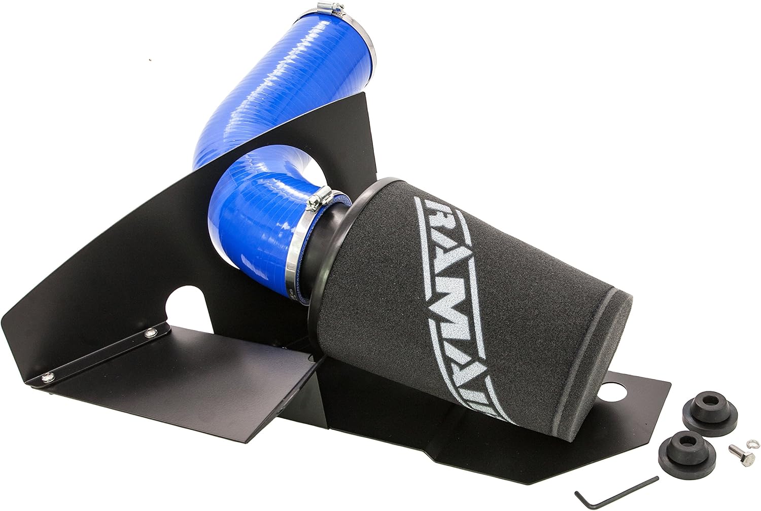 ramair Filter JSK-123-BL EA888 2.0TFSI Silicone Heat Shield Air Filter Induction Kit, Blue
