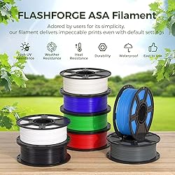 FLASHFORGE ASA Filament 1.75mm Traffic Red, 3D