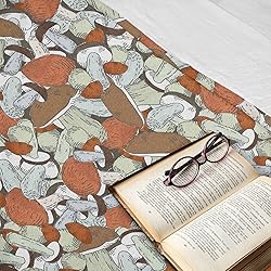 Ambesonne Earth Tones Throw Blanket, Neutral Autumn