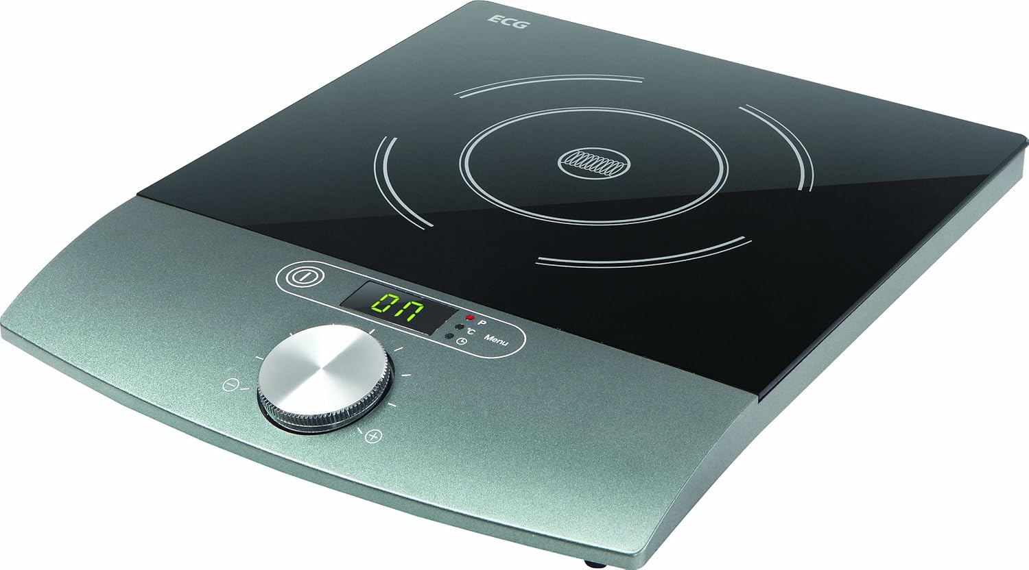 ECG IV 18, 1800W, Induction glass hob, Minimal heat loss, Suitable for
