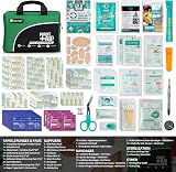 General Medi 160 Piece Compact First Aid Kit Bag Green view 2