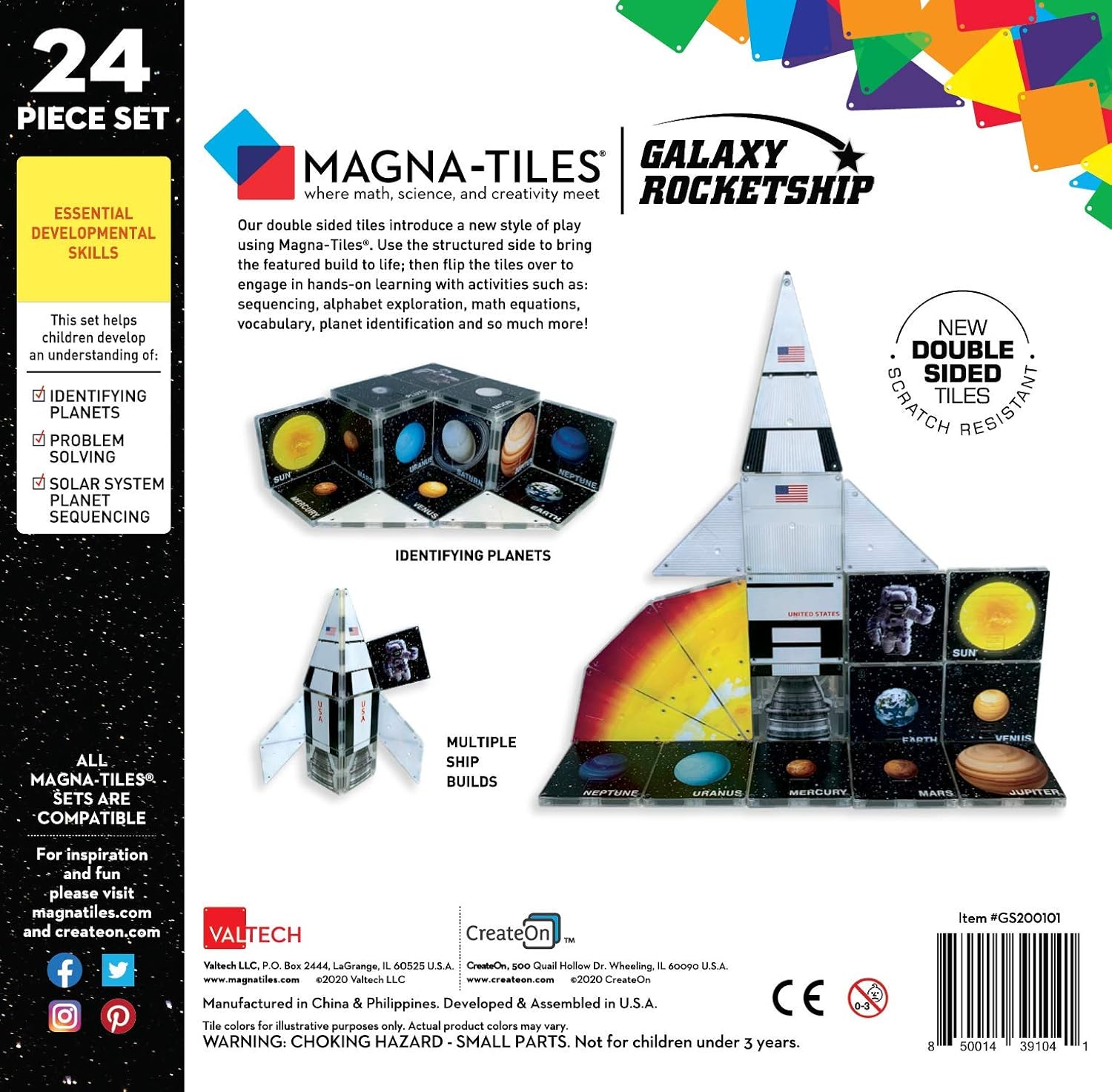 magna tiles spaceship