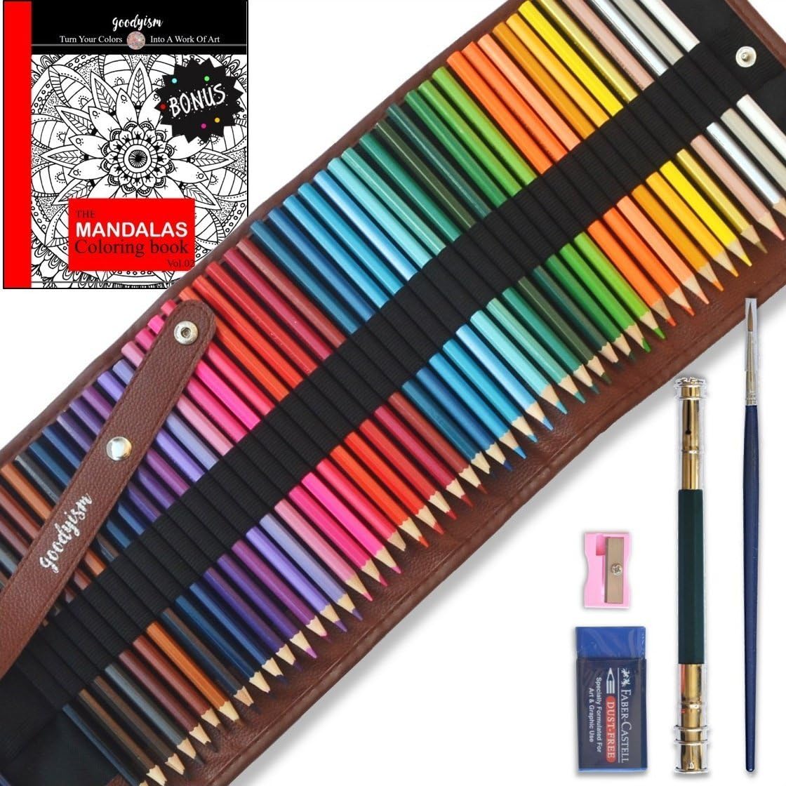 Colored Pencils Set W/ 48 Colors By Goodyism Best Colored Art Pencils