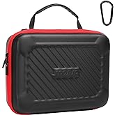 MOSISO Camera Case Compatible with GoPro Hero 13/12/11/10/9/8/7, Hard Travel Carrying Case Compatible with AKASO EK7000/V50/Brave 4/7 LE/8, EVA Case with Handle & Snap Hook for Action Camera, Black