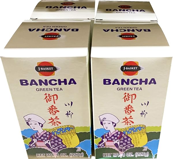 J-BASKET BAN CHA GREEN TEA, 8-OUNCE BOXES (PACK...