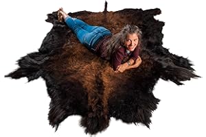 Buffalo Robes, Hides & Rugs: naturally tanned, highest quality. by Traditional Tanners