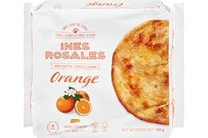 INES ROSALES Seville Orange Tortas, 180 GR