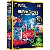 NATIONAL GEOGRAPHIC Gross Science Kit - 45 Gross Science Experiments- Dissect a Brain, Make Slime, Creepy STEM Project Gifts 