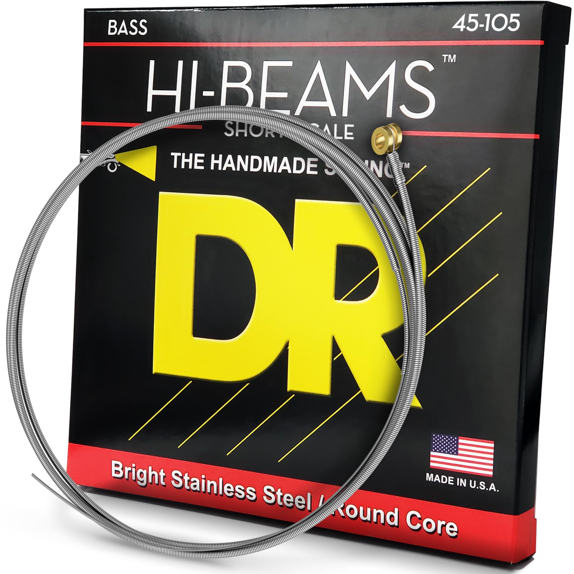 DR Strings Hi-Beam Round Core Bass Medium Short Scale — image 1