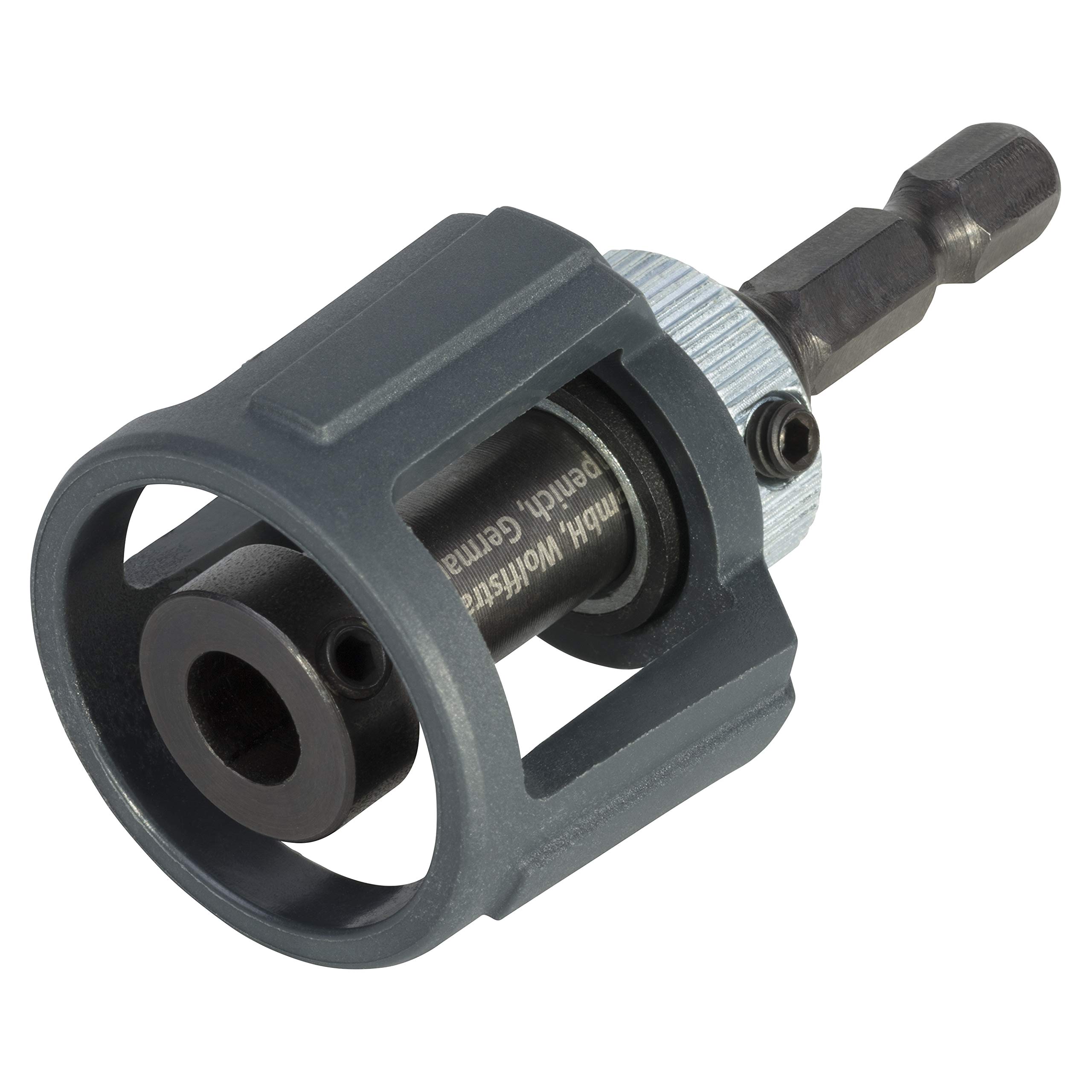 wolfcraft Bit Holder With Depth Stop I 1539000 I For restricted-depth drilling with a wide variety of tools