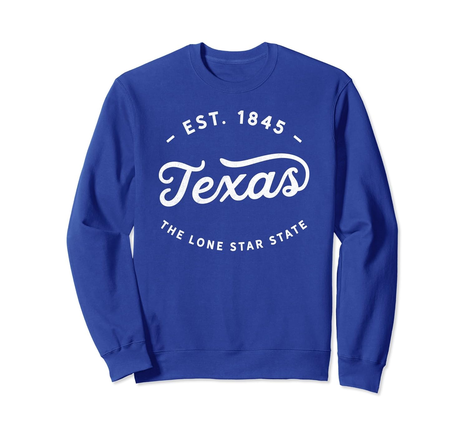 Classic Vintage Retro Texas 1845 Lone Star Warm Sweatshirt-anz