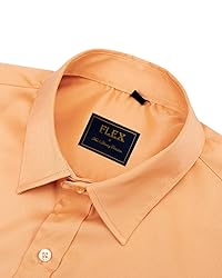 J.VER Men's Dress Shirts Solid Long Sleeve Stretch