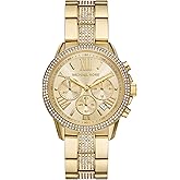 Michael Kors Brynn Women's Watch, Stainless Steel and Pavé Crystal Watch for Women