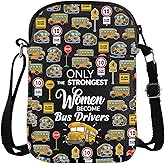 Bus Driver Crossbody Bag Bus Driver Appreciation Gifts For Women Funny Bus Driver Gift