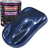Restoration Shop - Sapphire Blue Metallic Acrylic Urethane Auto Paint - Gallon Paint Color Only - Professional Single Stage H