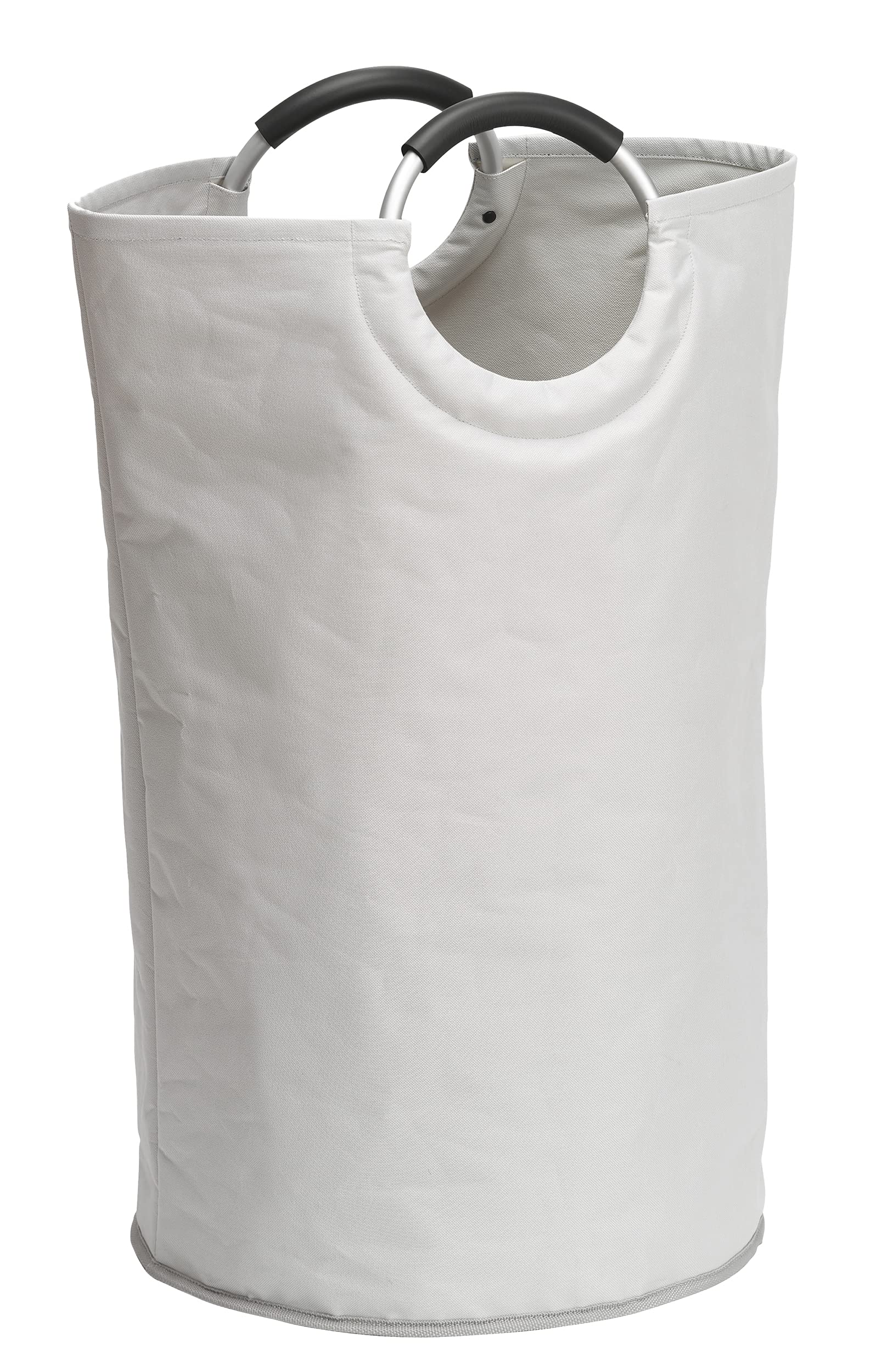 WENKO 3440001100 Laundry Collector Jumbo Stone - Shopper Capacity: 69 l, Polyester, 38 x 72 x 38 cm, Beige