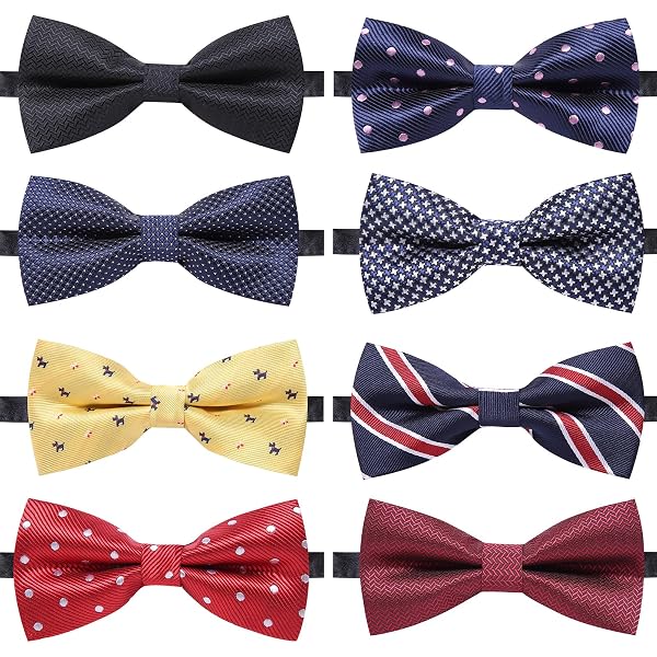 - MEN’S 10  PACK CLIP ON BOW TIE BUNDLE SET *NWT* 5026496_Black_Bowtie_Set main image 3