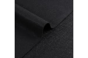 HBU 45" Lx78 W Black Speaker Box Carpet Fabric, Dustproof and Durable Car Carpet for Old Speker,Sub Box,Auto,Boat,Home Cabinet,Cover (Black, 45inchx78inch)