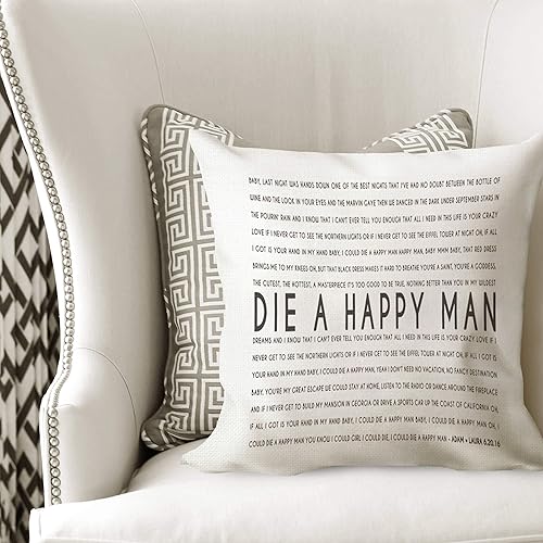 Amazon Com Song Lyric Pillow Song Lyrics Art First Dance