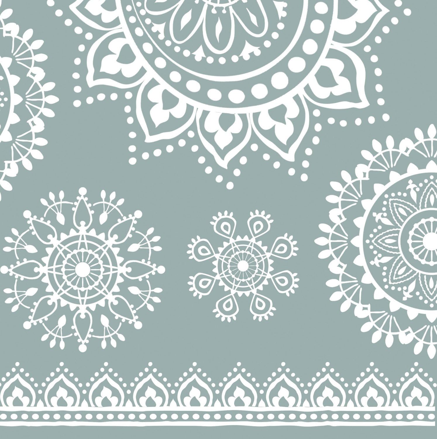 Cypress Home Refresh Tea Lace Paper Luncheon Napkin Set of 20-7 x 7 Inches