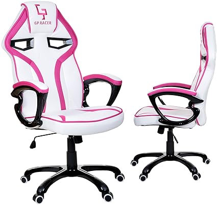 Giosedio GPR Racing Silla para ordenador , altura ajustable, cuero