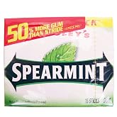 Wrigley's Spearmint Slim Pack, 15 ct